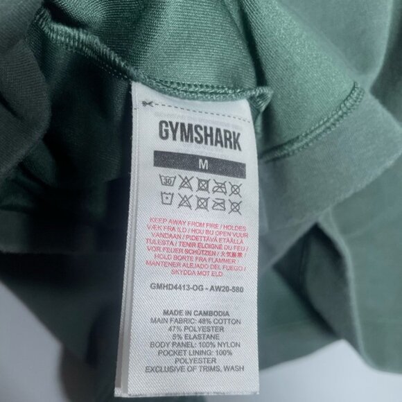 Gymshark Medium Full Zip Up Jackets Sweater Green Athletic Sport Workout Train M - Picture 6 of 9